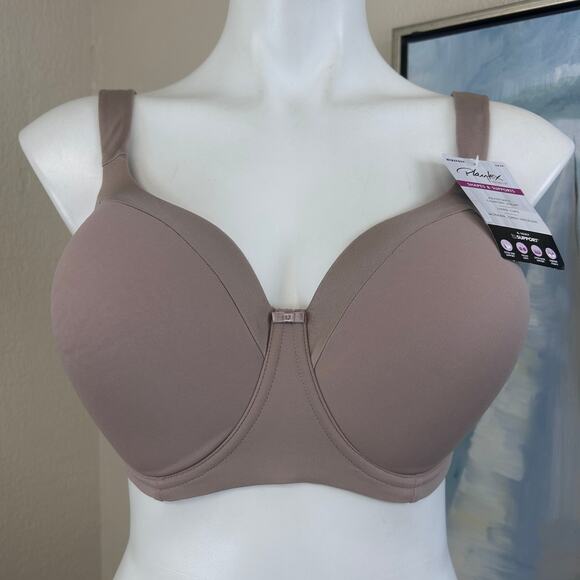 Playtex Secrets Full-Figure Wireless Bra
Size 40D Color-Taupe - Picture 2 of 7
